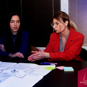 First day of training for participants in competition for best student idea – Belgrade Metropolitan University